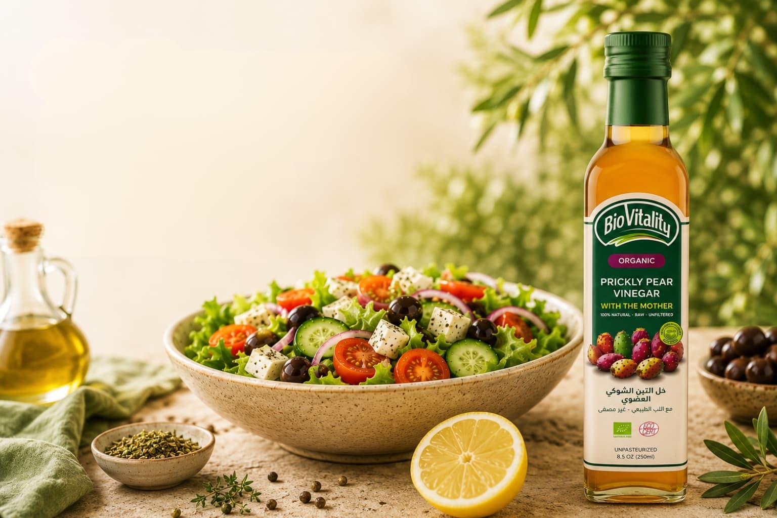 Mediterranean Salad Dressing with BioVitality